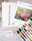 Cross Stitch Kit Luca-S GOLD - The Roses Garden, B717