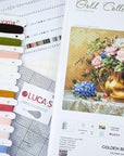 Cross Stitch Kit Luca-S GOLD - Golden Bloom, B723