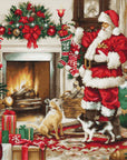 Cross Stitch Kit Luca-S GOLD- Santa Interior, BU5100
