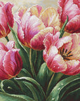 Cross Stitch Kit Luca-S GOLD - Graceful Tulips, B718