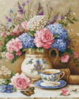 Cross Stitch Kit Luca-S GOLD - Floral Nostalgia, B725