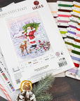 Cross Stitch Kit Luca-S - Santa With Tree, BU5098
