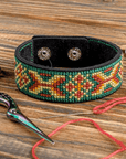 Bracelet Needlecraft Kit - Cross Stitch Kits on Leather - Luca - S Yarns