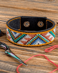 Bracelet Needlecraft Kit - Cross Stitch Kits on Leather - Luca - S Yarns