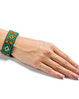 Bracelet Needlecraft Kit - Cross Stitch Kits on Leather - Luca - S Yarns