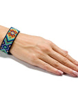 Bracelet Needlecraft Kit - Cross Stitch Kits on Leather - Luca - S Yarns