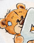 Cross Stitch Kit Alphabet - Luca - S Kit - Letter „A” B1202 - Luca - S Yarns