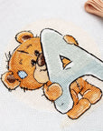 Cross Stitch Kit Alphabet - Luca - S Kit - Letter „A” B1202 - Luca - S Yarns