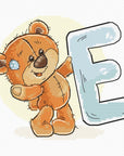 Cross Stitch Kit Alphabet - Luca - S Kit - Letter „E” B1206 - Luca - S Yarns