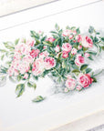 Cross Stitch Kit - Bouquet of Pink Roses, B2286 - Luca - S Yarns