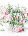 Cross Stitch Kit - Bouquet of Pink Roses, B2286 - Luca - S Yarns