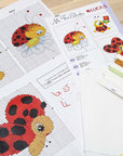 Cross Stitch Kit for Beginners - Kids Embroidery Kit M01 - Luca - S Yarns