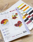Cross Stitch Kit for Beginners - Kids Embroidery Kit M01 - Luca - S Yarns