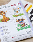Cross Stitch Kit for Beginners - Kids Embroidery Kit M03 - Luca - S Yarns