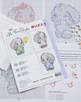 Cross Stitch Kit for Beginners - My First Embroidery, M04 - Luca - S Yarns