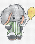 Cross Stitch Kit for Beginners - My First Embroidery, M04 - Luca - S Yarns