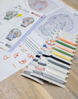 Cross Stitch Kit for Beginners - My First Embroidery, M04 - Luca - S Yarns