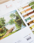 Cross Stitch Kit Luca - S - A very nice place, B548 - Luca - S Yarns