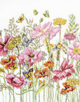 Cross Stitch Kit Luca - S - August Bouquet, B2387 - Luca - S Yarns