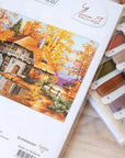 Cross Stitch Kit Luca - S - Autumn Landscape, B481 - Luca - S Yarns