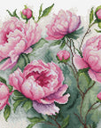 Cross Stitch Kit Luca - S - B7019, The Charm of Peonies - Luca - S Yarns