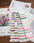 Cross Stitch Kit Luca - S - B7019, The Charm of Peonies - Luca - S Yarns