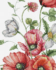 Cross Stitch Kit Luca - S - B7020, The Field Poppies - Luca - S Yarns