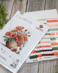 Cross Stitch Kit Luca - S - B7022, Summer Rubies - Luca - S Yarns