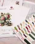 Cross Stitch Kit Luca - S - B7026, Vase with Roses - Luca - S Yarns