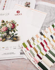 Cross Stitch Kit Luca - S - B7026, Vase with Roses - Luca - S Yarns