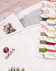 Cross Stitch Kit Luca - S - B7026, Vase with Roses - Luca - S Yarns