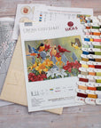 Cross Stitch Kit Luca - S - Backyard Birds with Daylilies, BU5024 - Luca - S Yarns