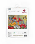 Cross Stitch Kit Luca - S - Backyard Birds with Daylilies, BU5024 - Luca - S Yarns