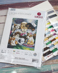 Cross Stitch Kit Luca - S - Bath Time Pups, BU5025 - Luca - S Yarns