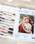 Cross Stitch Kit Luca - S - Beautiful Girl With Roses, B549 - Luca - S Yarns