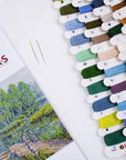 Cross Stitch Kit Luca - S - Birches at the edge of the lake, BU5012 - Luca - S Yarns