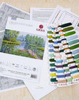 Cross Stitch Kit Luca - S - Birches at the edge of the lake, BU5012 - Luca - S Yarns