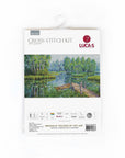Cross Stitch Kit Luca - S - Birches at the edge of the lake, BU5012 - Luca - S Yarns