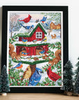 Cross Stitch Kit Luca - S - Blissful Bird Feeder, B2417 - Luca - S Yarns