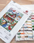 Cross Stitch Kit Luca - S - Blissful Bird Feeder, B2417 - Luca - S Yarns