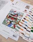 Cross Stitch Kit Luca - S - Blissful Bird Feeder, B2417 - Luca - S Yarns
