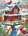 Cross Stitch Kit Luca - S - Blissful Bird Feeder, B2417 - Luca - S Yarns