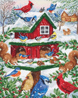 Cross Stitch Kit Luca - S - Blissful Bird Feeder, B2417 - Luca - S Yarns