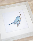 Cross Stitch Kit Luca - S - Blue Bird, B1158 - Luca - S Yarns