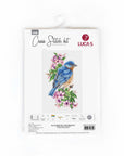 Cross Stitch Kit Luca - S - Blue bird on the branch, B1198 - Luca - S Yarns