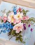 Cross Stitch Kit Luca - S - Bouquet of flowers with BA2362 bells, BA2362 - Luca - S Yarns