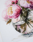 Cross Stitch Kit Luca - S - Bouquet of Peonies, B7028 - Luca - S Yarns