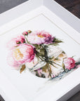 Cross Stitch Kit Luca - S - Bouquet of Peonies, B7028 - Luca - S Yarns