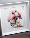 Cross Stitch Kit Luca - S - Bouquet of Peonies, B7028 - Luca - S Yarns