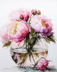 Cross Stitch Kit Luca - S - Bouquet of Peonies, B7028 - Luca - S Yarns